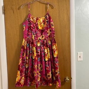 Isaac Mizrahi Floral Midi Dress for Target